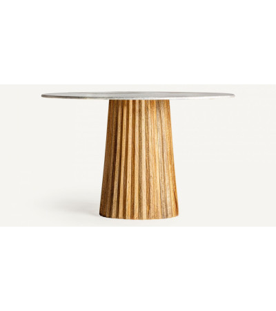 Round dining table Plié I