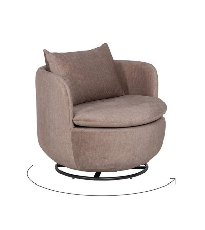 Swivel armchair Lola