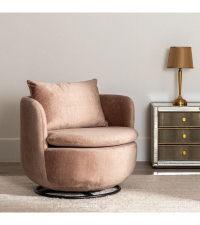 Swivel armchair Lola