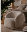 Bouclé private armchair